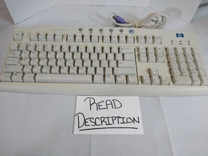 HP C4759-60101 PS2 STYLE KEYBOARD SK-2530 WITH 6 CUSTOM BUTTONS - Picture 1 of 5