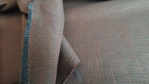 Stoffrest von Chivasso bei Jab Anstoetz - Bezugstoff - 270Lx147B , beige&türkis - Bild 1 von 9