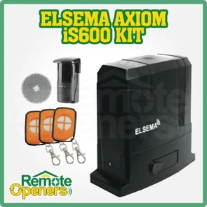 2 x Elsema Axiom IS600 Sliding Gate Motor With Pentafob Remotes & PE Beam - Picture 1 of 4