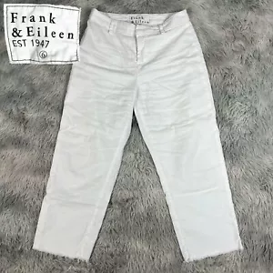 Frank & Eileen KINSALE Hose weiß Performance Leinen Matrose weites Bein Hose 6 - Bild 1 von 16