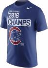 The Nike T Men's Chicago Cubs 2016 World Series Champs Short Sleeve Tee Shirt