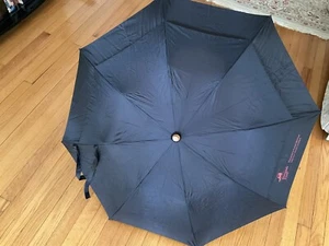 Brand New Umbrella Black Wooden Handle Vented Windproof - Picture 1 of 2