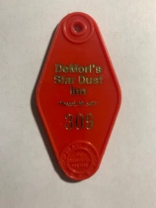 Demori's Star Dust Inn Hotel Motel Camera Chiave SOLO FOB Prescott Wisconsin #309 - Foto 1 di 2