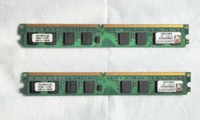 Kingston / Carry,KVR800D2N6K2/4GB.DDR2-DDR3-800Mhz-CA3U1333C4G9 - Image 1 of 4