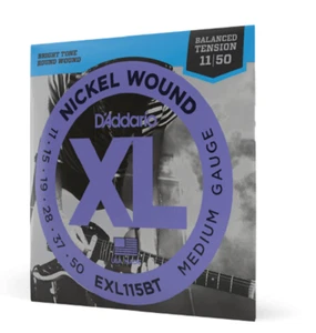 D'Addario EXL115BT Electric Guitar Strings 11-50 Medium Balanced Tension - Picture 1 of 17