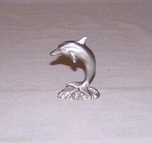 PEWTER DOLPHIN BY SPOONTIQUES 02047 - Picture 1 of 4