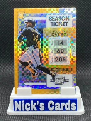 2022 Panini Chronicles - Contenders Optic Building Blocks #21 Rodolfo Castro RC - Image 1 of 2