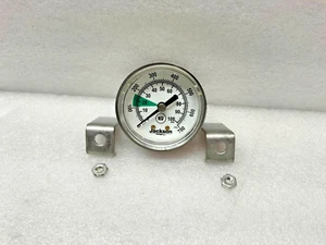 MILJOCO JACKSON P206605 SS BACK MOUNT PRESSURE GAUGE 0-100 PSI - Picture 1 of 10