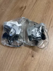 Retro Parts NOS Shimano Alivio ST-MC18 Brake Levers And Shifters Set 3x8S. - Picture 1 of 11