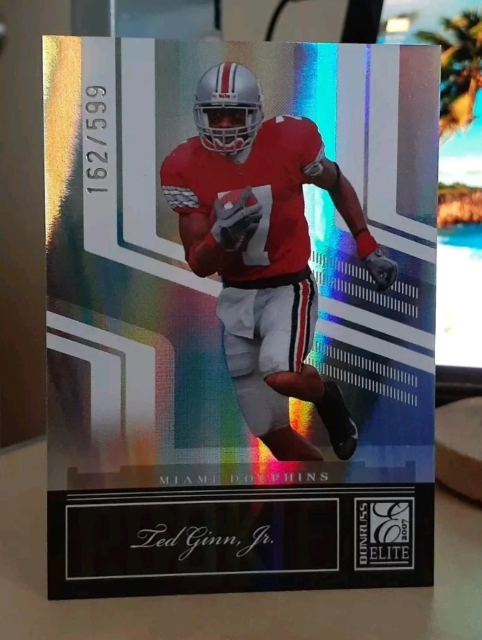 2007 Donruss Elite 162/599 Ted Ginn #192 Rookie RC OHIO STATE BUCKEYES - Image 1 of 2