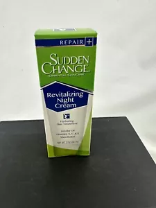 Sudden Change REVITALIZING NIGHT CREAM with Jojoba Oil and Shea Butter 2oz - Picture 1 of 3