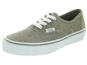 NUEVO VANS AUTÉNTICO BRILLO TEXTIL GY VERDADERO BLANCO ZAPATOS 10 PARA HOMBRE UK 9 EUR 43 28 CM - Imagen 1 de 4