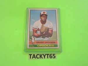 GRANT JACKSON (ORIOLES) 1976 TOPPS CARD NUMBER 233 - Picture 1 of 2