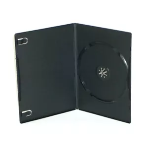 50 Boitiers pour DVD single Noir - 14mm - Photo 1/3