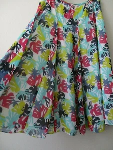 JOSEPHINE CHAUS MULTI-COLOR FLORAL DESIGN TIERED SKIRT SIZE 6P - NEW - Picture 1 of 4