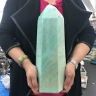 Affection * Huge AMAZONITE CRYSTAL POINT * 7.6 Kg / 17 Lbs * Top Polished 