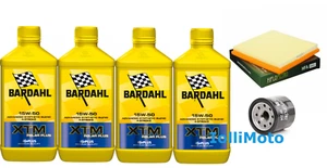 KIT TAGLIANDO BARDAHL XTM 10W 40+FILTRI ARIA E OLIO DUCATI MONSTER 600 750 900 - Foto 1 di 1