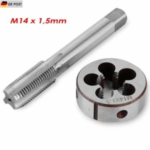 M14 x 1,5 HSS Schneideisen + Gewindebohrer Handgewindebohrer Set - Bild 1 von 5