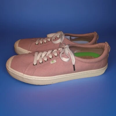 Zapatos Deportivos Cariuma OCA para Mujer 11 Hombres 9.5 Rosa Rosa Lona Con Cordones Parte Superior Baja Foto 1 de 4