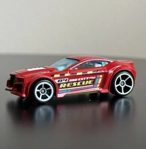 2009 HOT WHEELS TORQUE TWISTER #04 HW RESCUE RED 1:64 PRESSOFUSO AUTO 2,5" - Foto 1 di 13