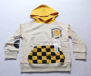 Jumping Beans Boy's Nintendo Pokémon Pikachu Fleece Hoodie CG2 Multi Size 4 NWT - Picture 1 of 5