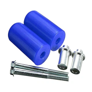 2pcs Frame Sliders Crash Protectors Kit Plastic & Metal Replacement Blue - Picture 1 of 4