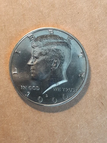 1990 D KENNEDY HALF DOLLAR Cover