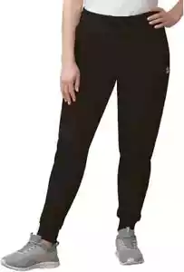 Fila Womens Heritage Fleece Jogger Pants Black SMALL - Picture 1 of 1