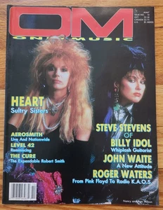 Only Music Magazine #10 October 1987 Heart John Waite Roger Waters - Picture 1 of 2