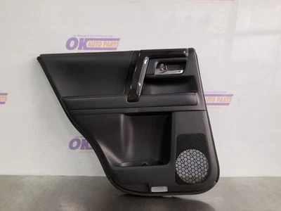 21 2021 TOYOTA 4 RUNNER TRD OFFROAD REAR DOOR TRIM PANEL BLACK LEFT DRIVER - Image 1 of 4