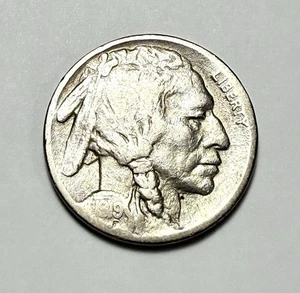 1919 S Büffelnickel, Tough Date. Kostenloser Versand mit Sendungsverfolgung - Bild 1 von 3