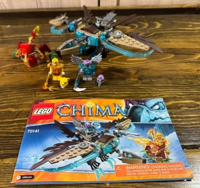 Lego 70141 Legends of Chima Vardy's Ice Vulture Glider 100% COMPLETO - Imagem 1 de 4