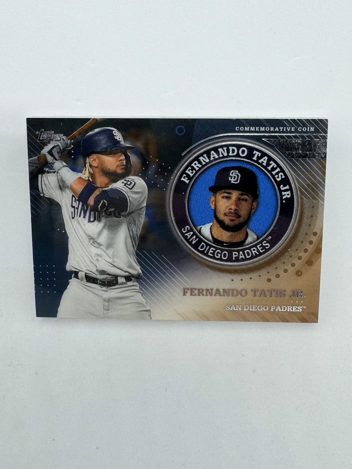 2020 Topps Series 2 FERNANDO TATIS JR. Player Medallion Retail Coin #d 50/50 - Image 1 of 2