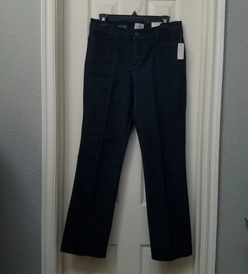 Pantalón vaquero azul talla 10P ST. JOHN’S BAY vestido profesional calce clásico para mujer Foto 1 de 4