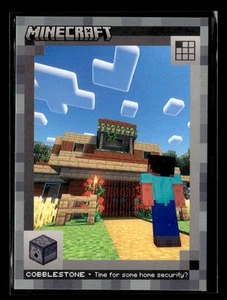 2024 Panini Minecraft - Crafting Chronicles Stone Parallel - #136 Cobblestone - Picture 1 of 2
