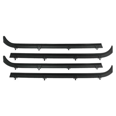 Window Sweeps Felts Seals Weatherstrip Kit Set of 4 for 71-96 Chevy GMC Van - Image 1 of 2