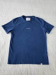 LES DEUX Copenhague LENS Tshirt Herren L Blau Freizeit Kurzarm - Bild 1 von 12