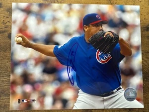 Carlos Zambrano Signed 8x10 Photo Auto Chicago Cubs Autograph Baseball COA - Picture 1 of 4