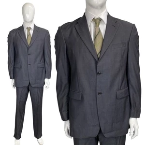 Kenzo Homme 100% Wolle Anzug 42R 34/32 Grau Designer Bequeme Passform - Bild 1 von 23