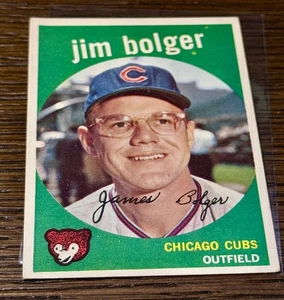 1959 Topps Baseball Jim Bolger #29 Chicago Cubs - EX - kostenloser Versand - Bild 1 von 2