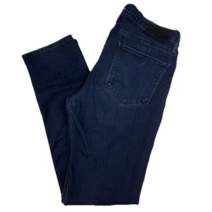 Pantalones de mezclilla PAIGE Federal ajustados rectos para hombre 32x32 elásticos tintero azul oscuro elásticos - Imagen 1 de 9