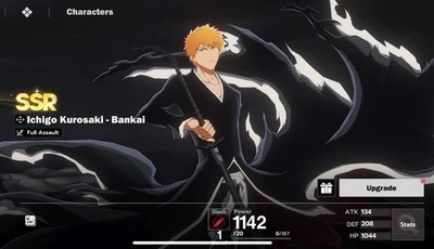 Bleach Soul Resonance SEA / NA Ichigo Kurosaki Bankai Poder de Hollowfication Foto 1 de 3
