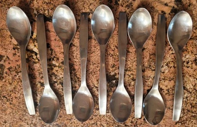 Configurações gourmet GS aço inoxidável loft cetim 4 colheres de chá 6 3/4" côncavo - Imagem 1 de 3