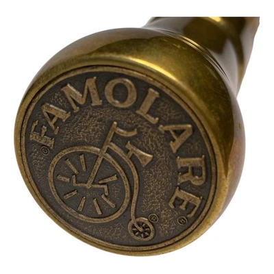 Bastón de andar de colección de los años 70 bastón de latón rueda alta bicicleta promoción RARA Foto 1 de 4