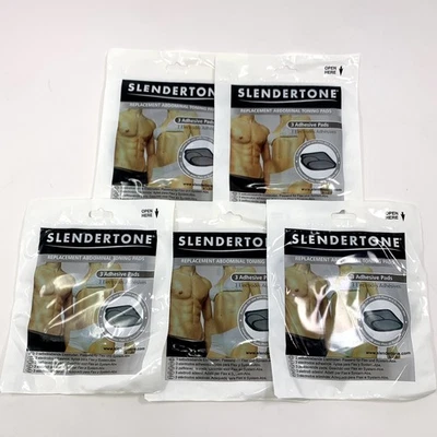 Lote 5 Pacotes de Almofadas de Gel Tonificante de Substituição Slendertone Abs Novo Selado Expirado - Imagem 1 de 4