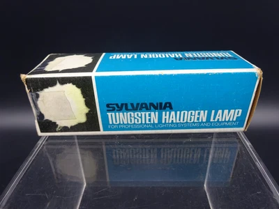 Sylvania 30014Q/CL Tungsten Halogen Lamp, 300W 130V 2000HR, NOS - Image 1 of 3
