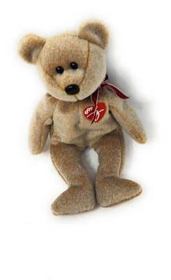 TY Original 1999 Beanie Baby Signature Bear  - Image 1 of 3
