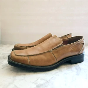Venturini Men, Tan Leather, Black Sole, Square Toe Dress Shoe, 11 M - Picture 1 of 5