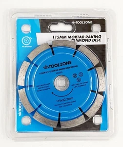 115mm MORTAR RAKING DISC DIAMOND POINTING RAKER BLADE 4.5" GRINDER CUTTING - Picture 1 of 5