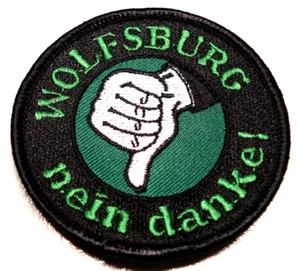 Anti - Aufnäher Wolfsburg Nein Danke pro Bremen Fussball - Bild 1 von 1